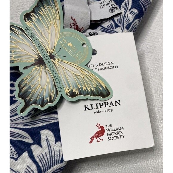 William Morris Society Blue Sunflower Pattern Table Runner By Klippan - Picture 5 of 5